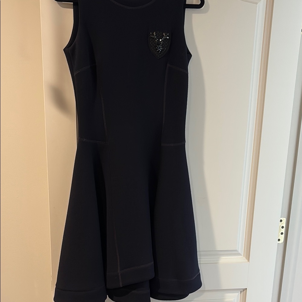 Dior navy blue Fit and Flare Cocktail Dress